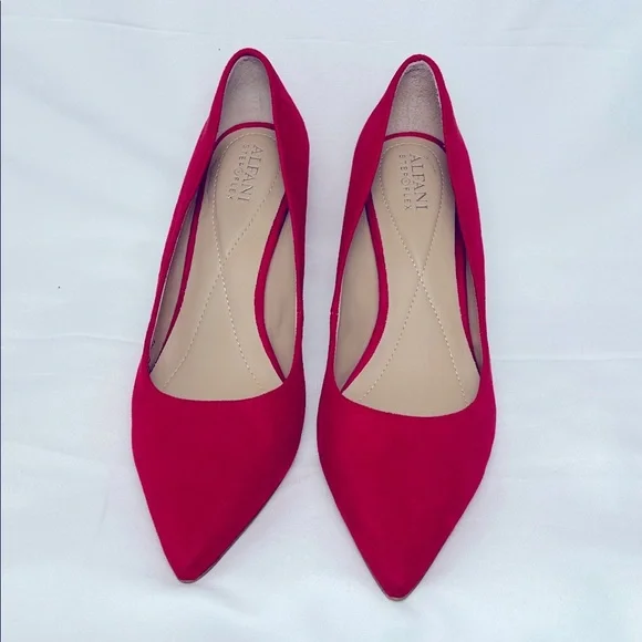 Alfani Elegant Red Women's Heels Sz 8 - Picture 3 of 8